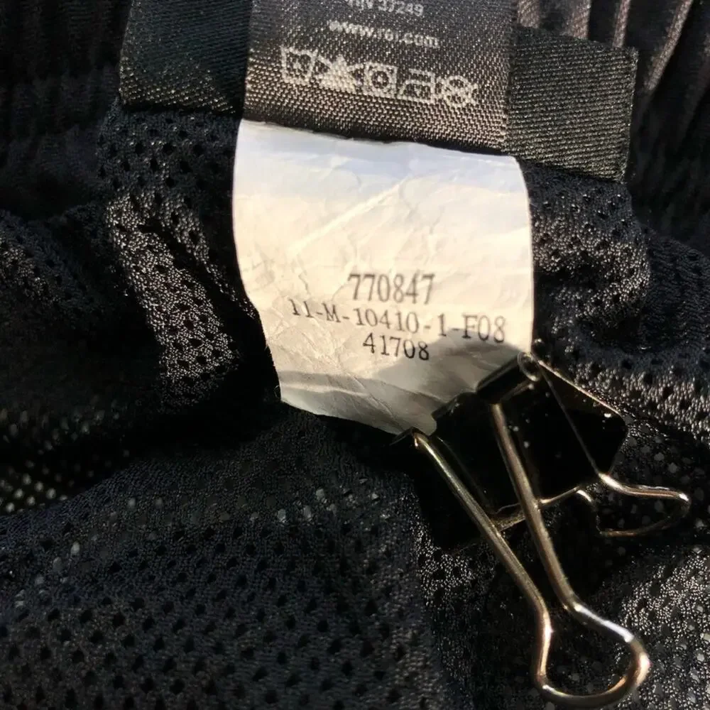 REI mens e1 elements rain snow outdoor black pants full zip leg large length 32